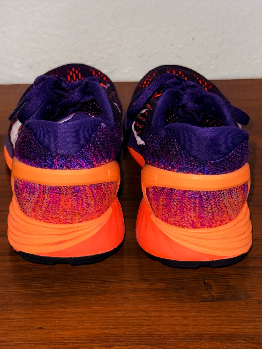 Nike Purple & Orange Lunarglide 7 Running Shoes - Picture 2 of 16